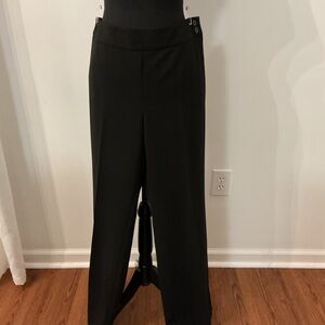 White House Black Market Black Wide Leg Pants